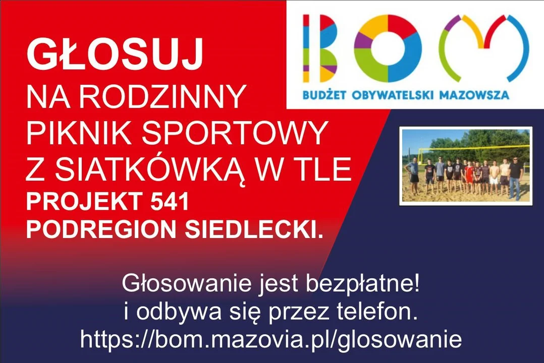 Zagłosuj w Budżecie Obywatelskim Mazowsza na projekt 541! - Zdjęcie główne