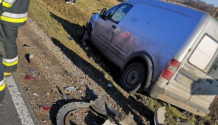 Wypadek na trasie Siedlce - Łuków - Zdjęcie główne