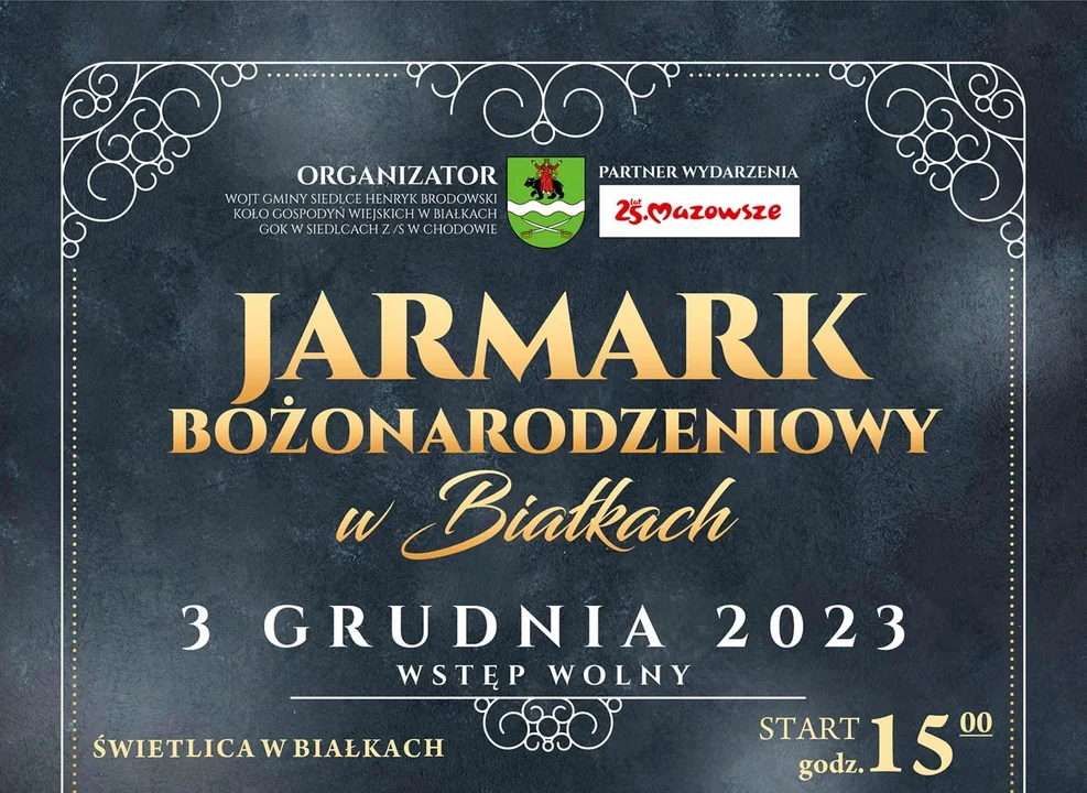 Gmina Siedlce: Jarmark Bożonarodzeniowy w Białkach - Zdjęcie główne