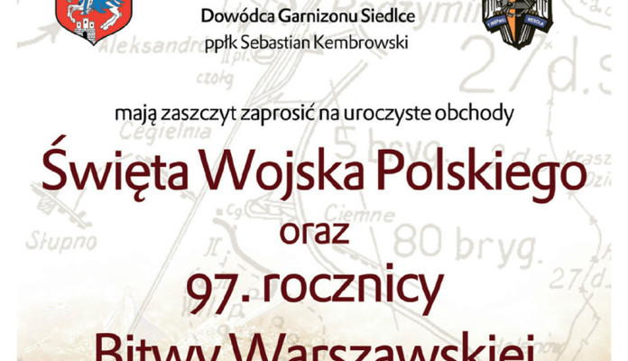 Święto Wojska Polskiego oraz 97. rocznica Bitwy Warszawskiej - Zdjęcie główne