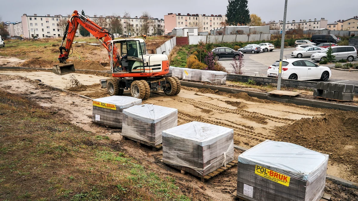 Trwają prace budowlane na ulicy Maczka w Siedlcach - Zdjęcie główne