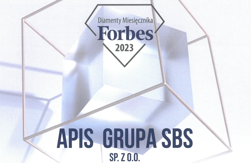 Firma Apis laureatem Diamentów Forbesa - Zdjęcie główne