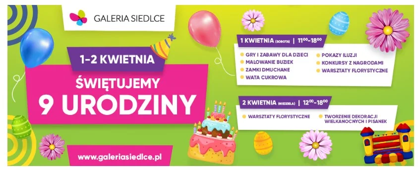 Już wkrótce dziewiąte urodziny Galerii Siedlce - Zdjęcie główne