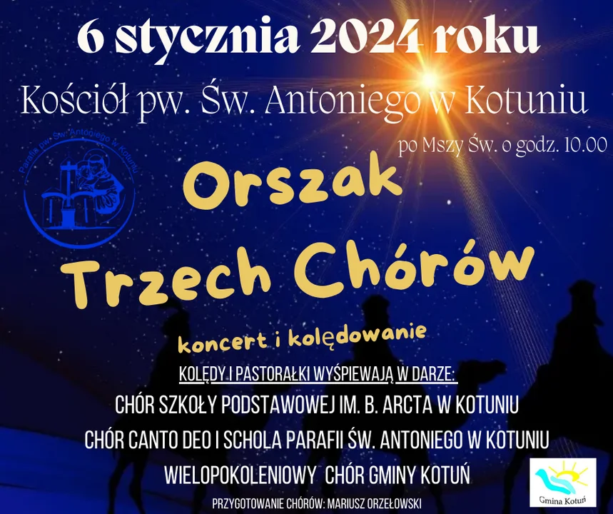 Orszak Trzech Chórów w Kotuniu - Zdjęcie główne