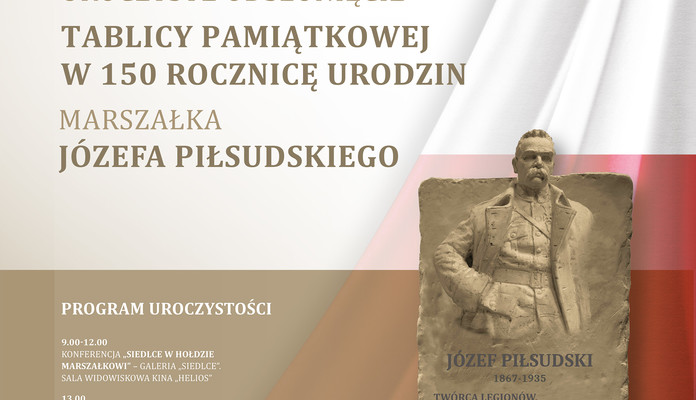 Uroczyste odsłonięcie tablicy Piłsudskiego - Zdjęcie główne