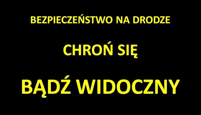 Widoczny na drodze - bezpieczny po zmroku - Zdjęcie główne