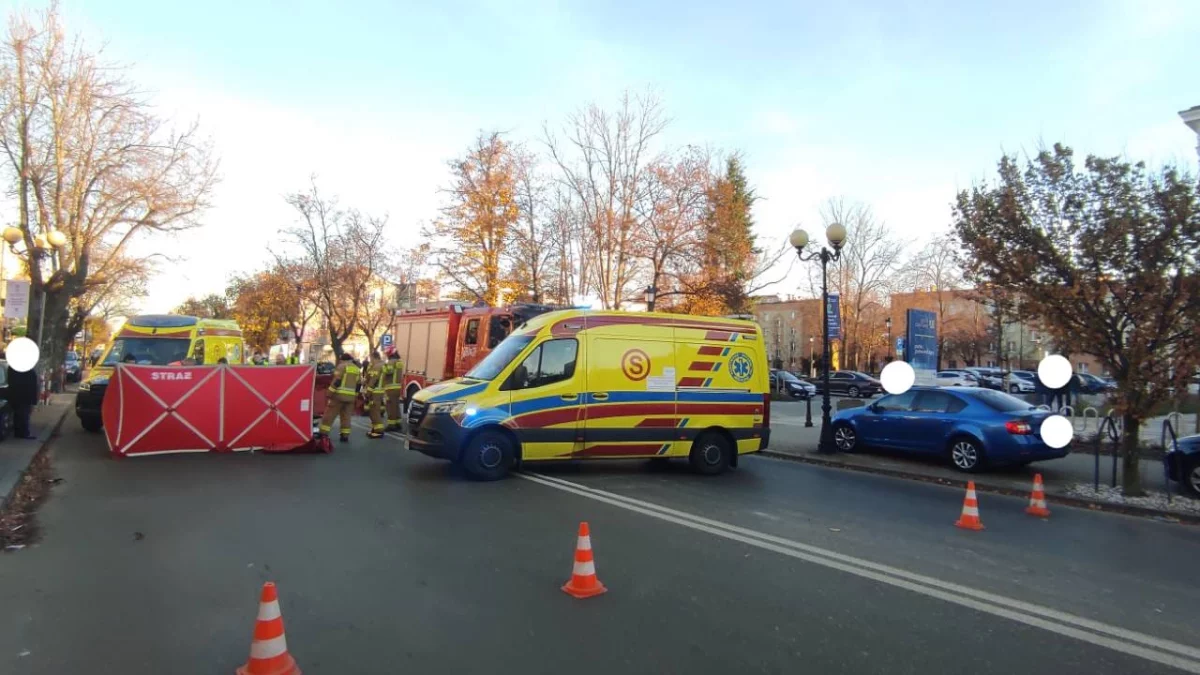 Śmiertelne potrącenie w centrum Siedlec - Zdjęcie główne