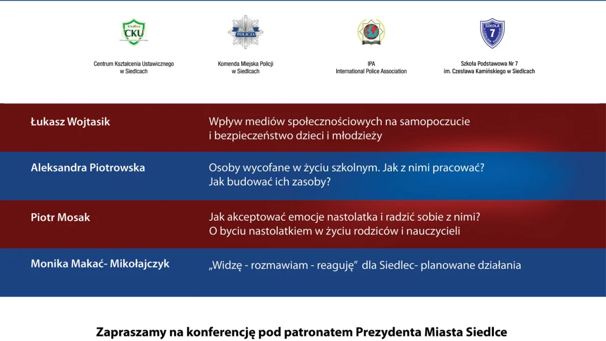 Kolejna odsłona kampanii "Widzę - rozmawiam - reaguję" w Siedlcach - Zdjęcie główne