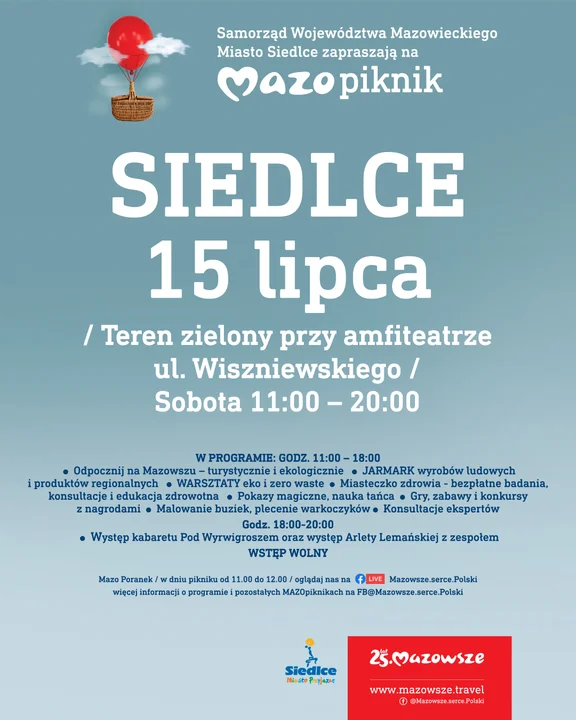 MAZOpiknik w Siedlcach już 15 lipca - Zdjęcie główne