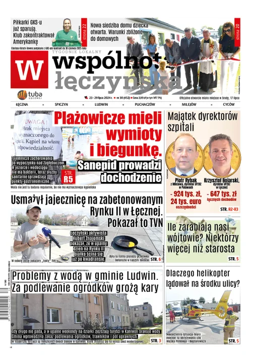 Najnowsze wydanie Wspólnoty Łęczyńskiej (23 lipca 2024r) - Zdjęcie główne