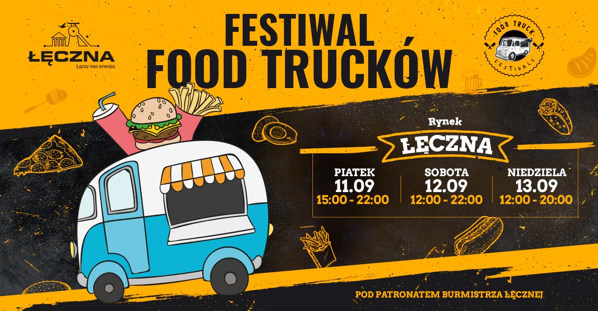 Pierwszy Festiwal Food Trucków w Łęcznej - Zdjęcie główne