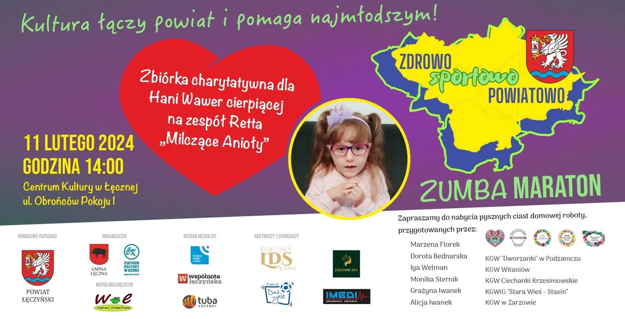 Zatańczą zumbę i pomogą Hani z Łęcznej - Zdjęcie główne