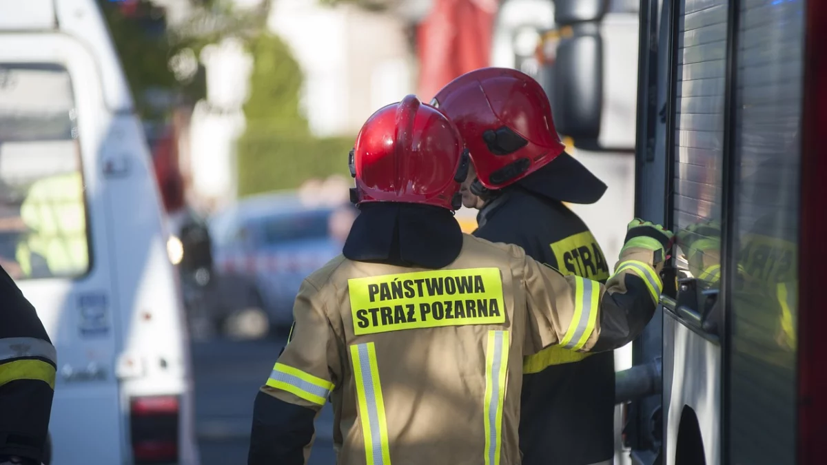 Łęczna: Trzy wozy strażackie pod szkołą. Co się stało? - Zdjęcie główne