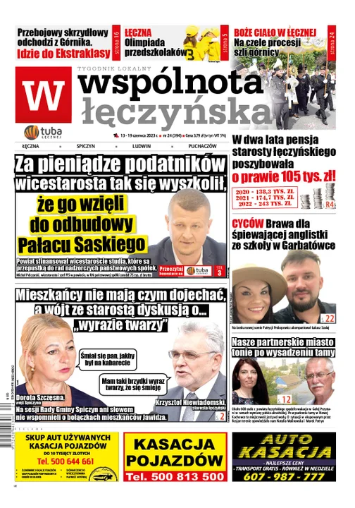 Najnowszy numer Wspólnoty Łęczyńskiej (13 czerwca 2023r) - Zdjęcie główne