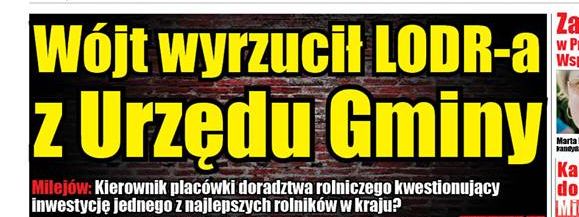  Wójt zamyka urząd przed zespołem doradztwa rolniczego  - Zdjęcie główne