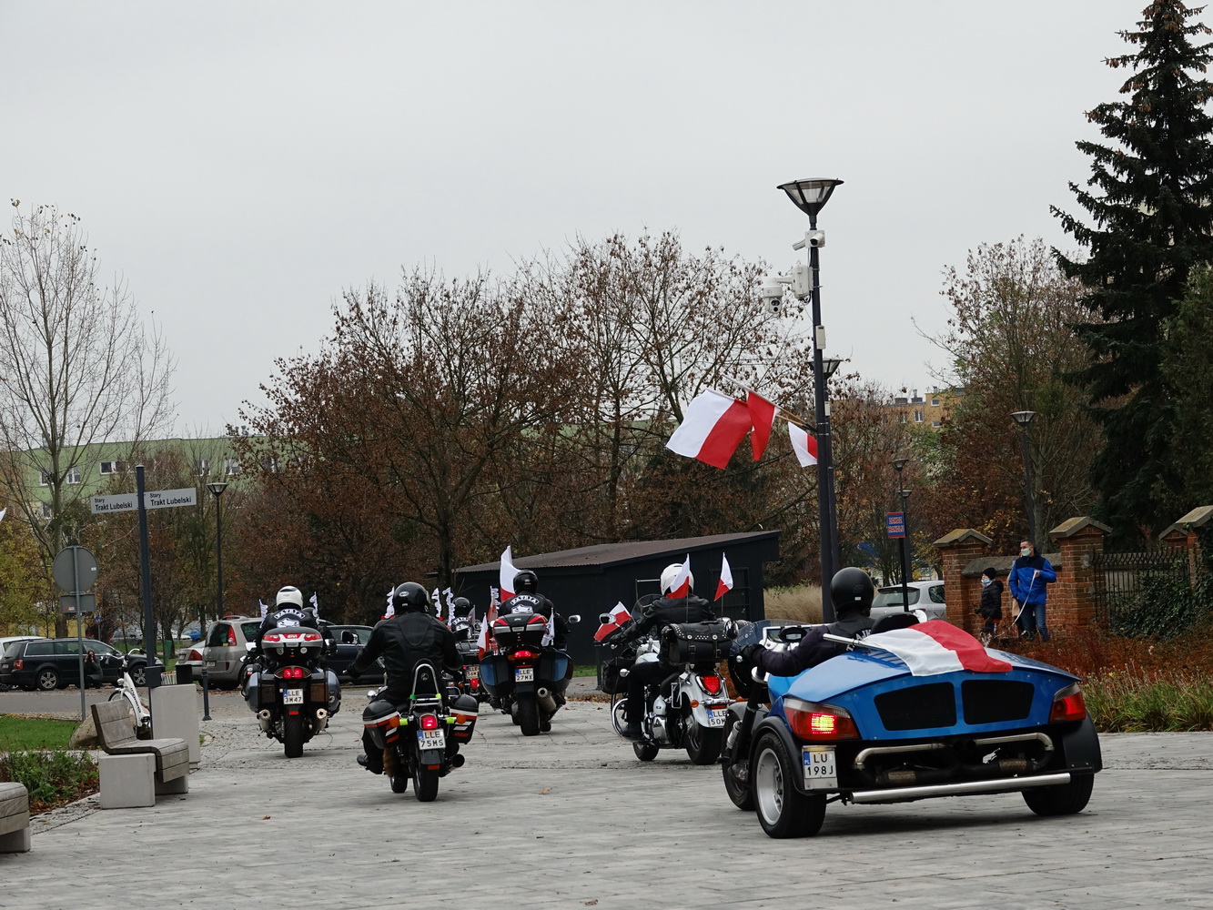 11 listopada w Łęcznej. Odsłonięcie pomnika, msza i przejazd motocyklistów (ZDJĘCIA) - Zdjęcie główne