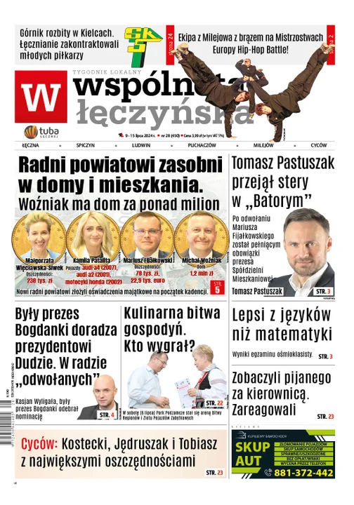 Najnowsze wydanie Wspólnoty Łęczyńskiej - 9 lipca 2024r - Zdjęcie główne