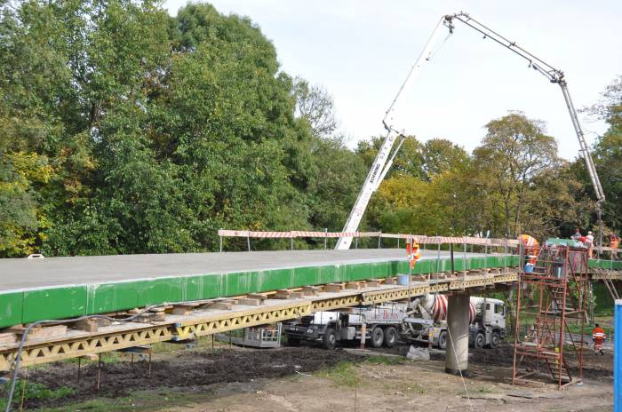 Kładka nad ulicą Lubelską ma 78 m długości
