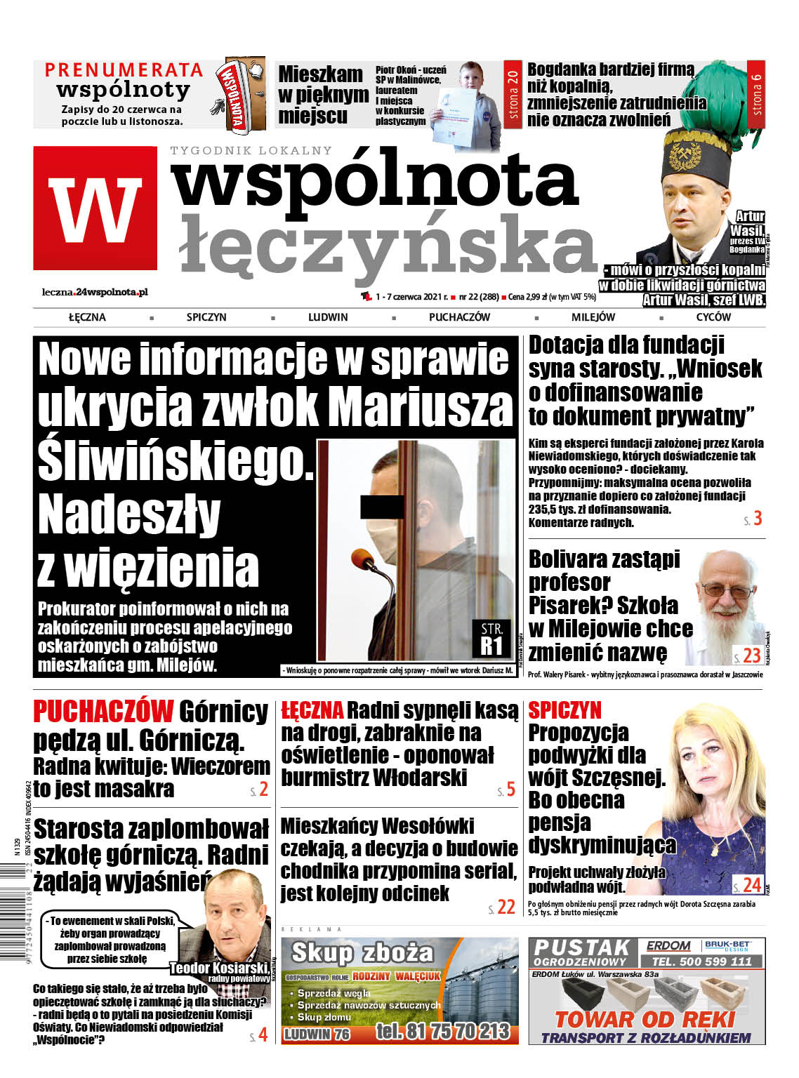 Najnowszy numer Wspólnoty Łęczyńska - Zdjęcie główne