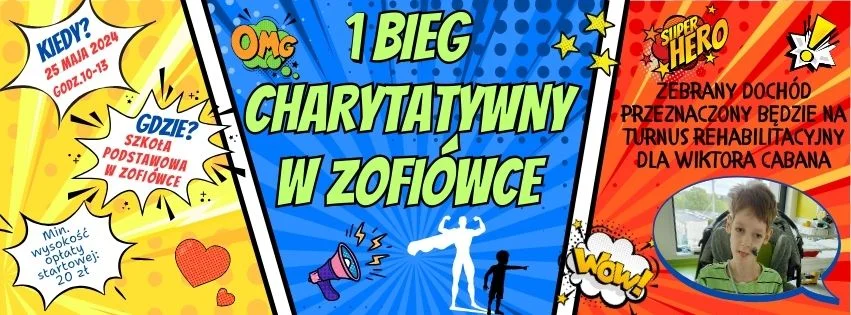 I Bieg Charytatywny w Zofiówce. Pobiegną dla Wiktora Cabana - Zdjęcie główne