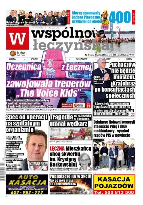 Najnowszy numer Wspólnoty Łęczyńskiej (28 marca 2023r) - Zdjęcie główne