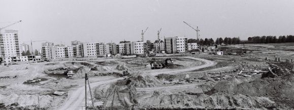Gdy budowano osiedle Niepodległości (archiwalne zdjęcia Eugeniusza Misiewicza) - Zdjęcie główne