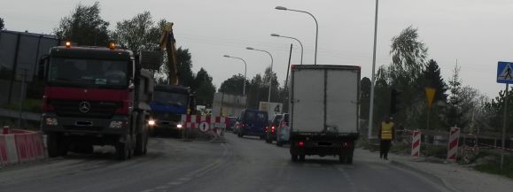 Zaczęły się korki przy osiedlu Borek - Zdjęcie główne