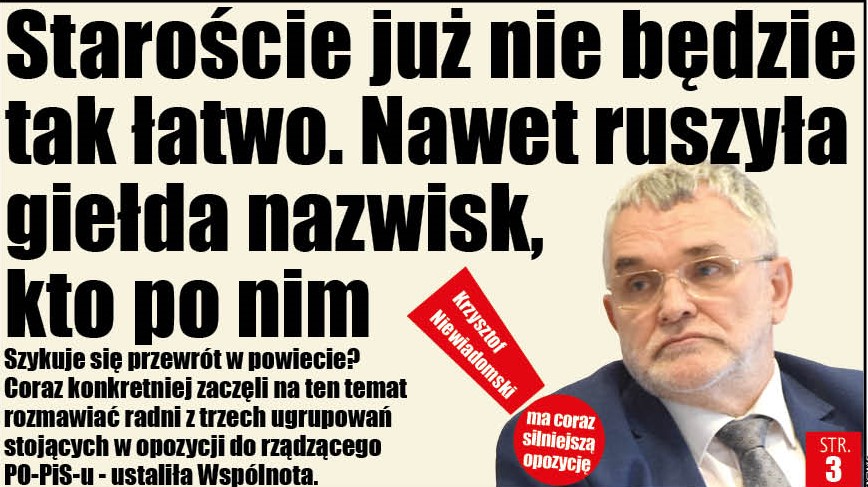 Staroście łęczyńskiemu już nie będzie tak łatwo. Nawet ruszyła giełda nazwisk, kto po nim - Zdjęcie główne