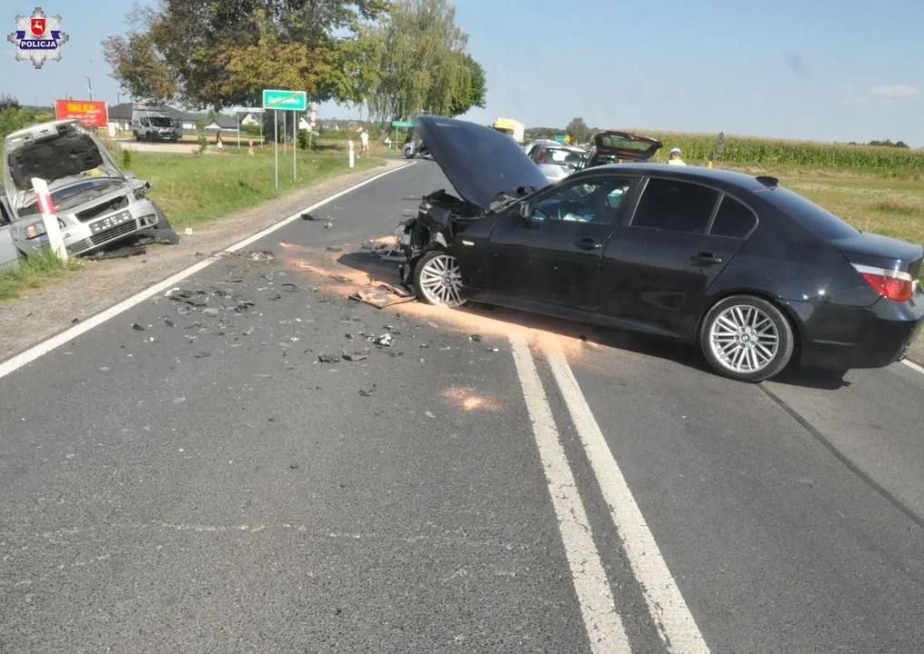 Powiat łęczyński: Cztery samochody zderzały się w Zofiówce. 12-latek w szpitalu - Zdjęcie główne
