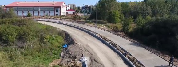 Zobacz budowę nowej drogi w Łęcznej (WIDEO Z DRONA) - Zdjęcie główne