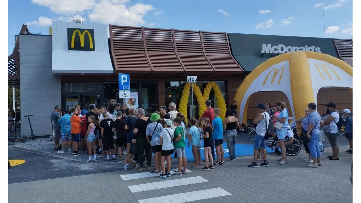 10 największych zaskoczeń 2024 roku. Nr 5. Huczne otwarcie McDonald's w Łęcznej - Zdjęcie główne