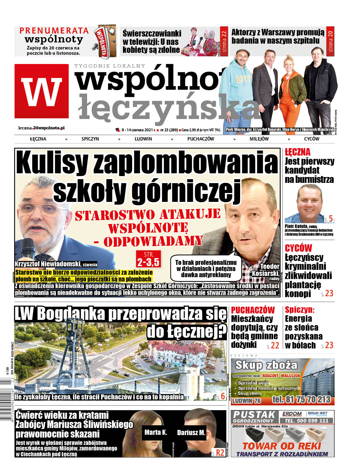 Najnowszy numer Wspólnoty Łęczyńska - Zdjęcie główne