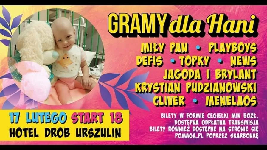 Gwiazdy disco polo zagrają dla Hani z Cycowa  - Zdjęcie główne