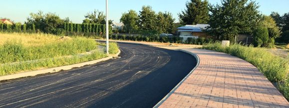 Jest już asfalt na nowej drodze w Łęcznej (wideo, zdjęcia) - Zdjęcie główne