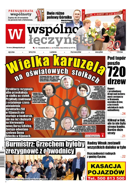 Najnowszy numer Wspólnoty Łęczyńskiej  (13 września 2022) - Zdjęcie główne