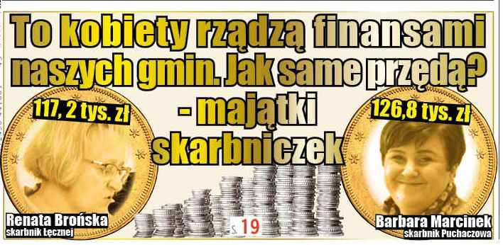 Kobiety rządzą finansami gmin. Jak same przędą? - majątki skarbniczek - Zdjęcie główne