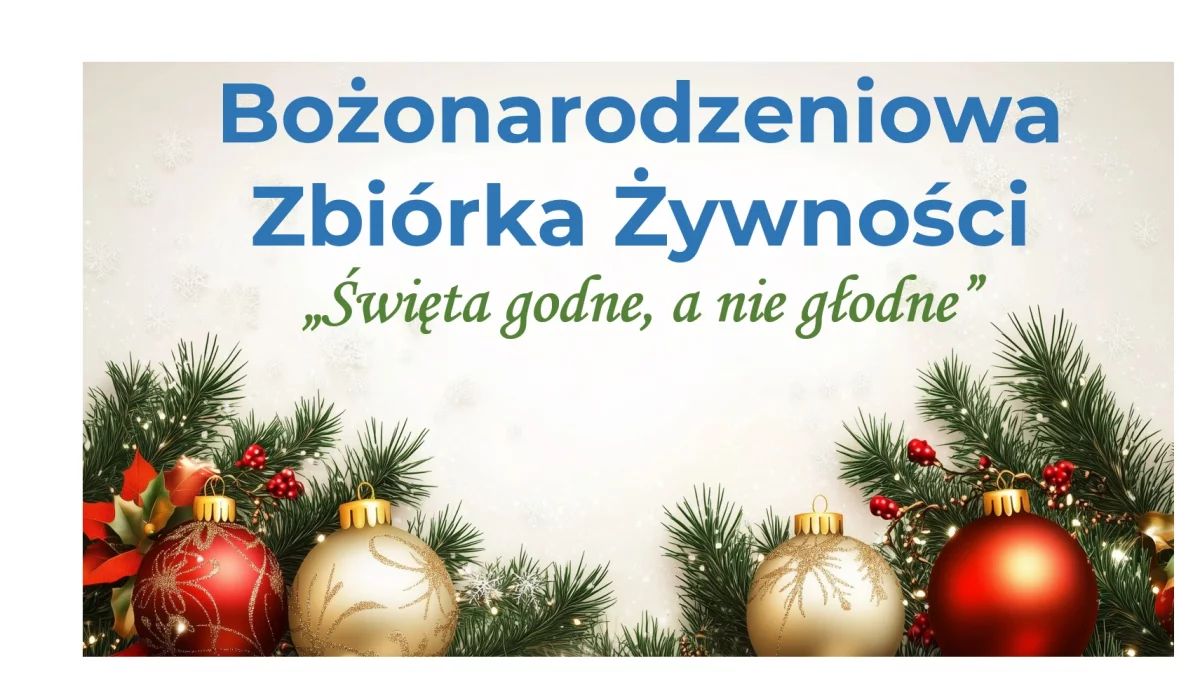 Jarmark Bożonarodzeniowy i świąteczna zbiórka żywności w Łęcznej - Zdjęcie główne