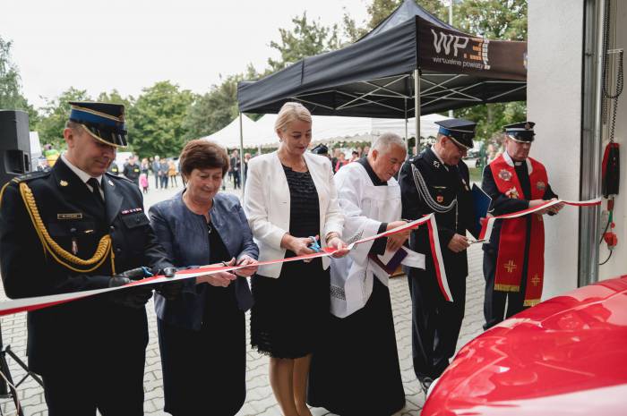 Najważniejszym elementem święta było uroczyste otwarcie strażnicy, które dokonało się poprzez przecięcie biało-czerwonej wstęgi usytuowanej w bramie nowego garażu. Nowa strażnica została też poświęcona. Uroczystego przecięcia wstęgi dokonali przedstawiciele straży pożarnej, duchowieństwa i samorządu Spiczyna, na czele z wójt Dorotą Szczęsną i wiceprzewodniczącą Rady Gminy Spiczyn Joanną Gąsior