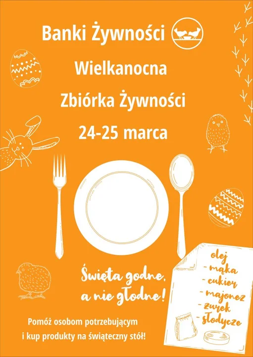 Wielkanocna zbiórka żywności w Łęcznej i Milejowie - Zdjęcie główne