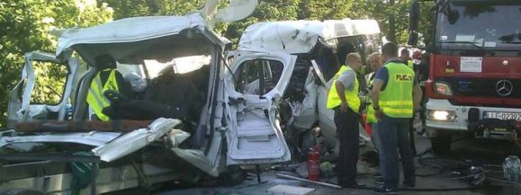 Zmarła dziewiąta ofiara wypadku busów - Zdjęcie główne