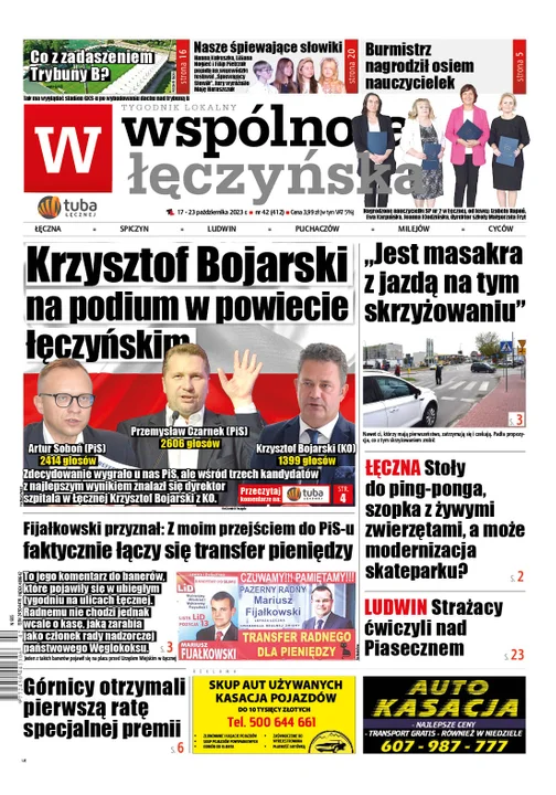 Najnowszy numer Wspólnoty Łęczyńskiej (17 października 2023 r.) - Zdjęcie główne