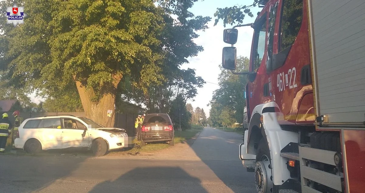 Zignorowała znak i zderzyła się z innym autem. Dwójka dzieci w szpitalu