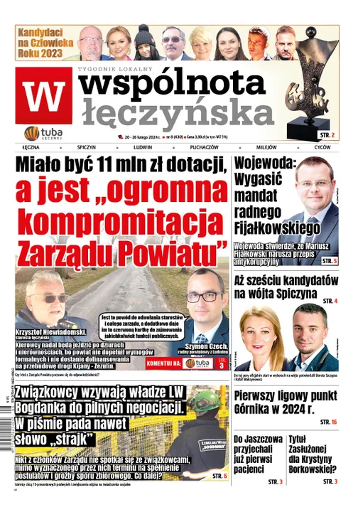 Najnowsze wydanie Wspólnoty Łęczyńskiej 20 lutego 2024r - Zdjęcie główne