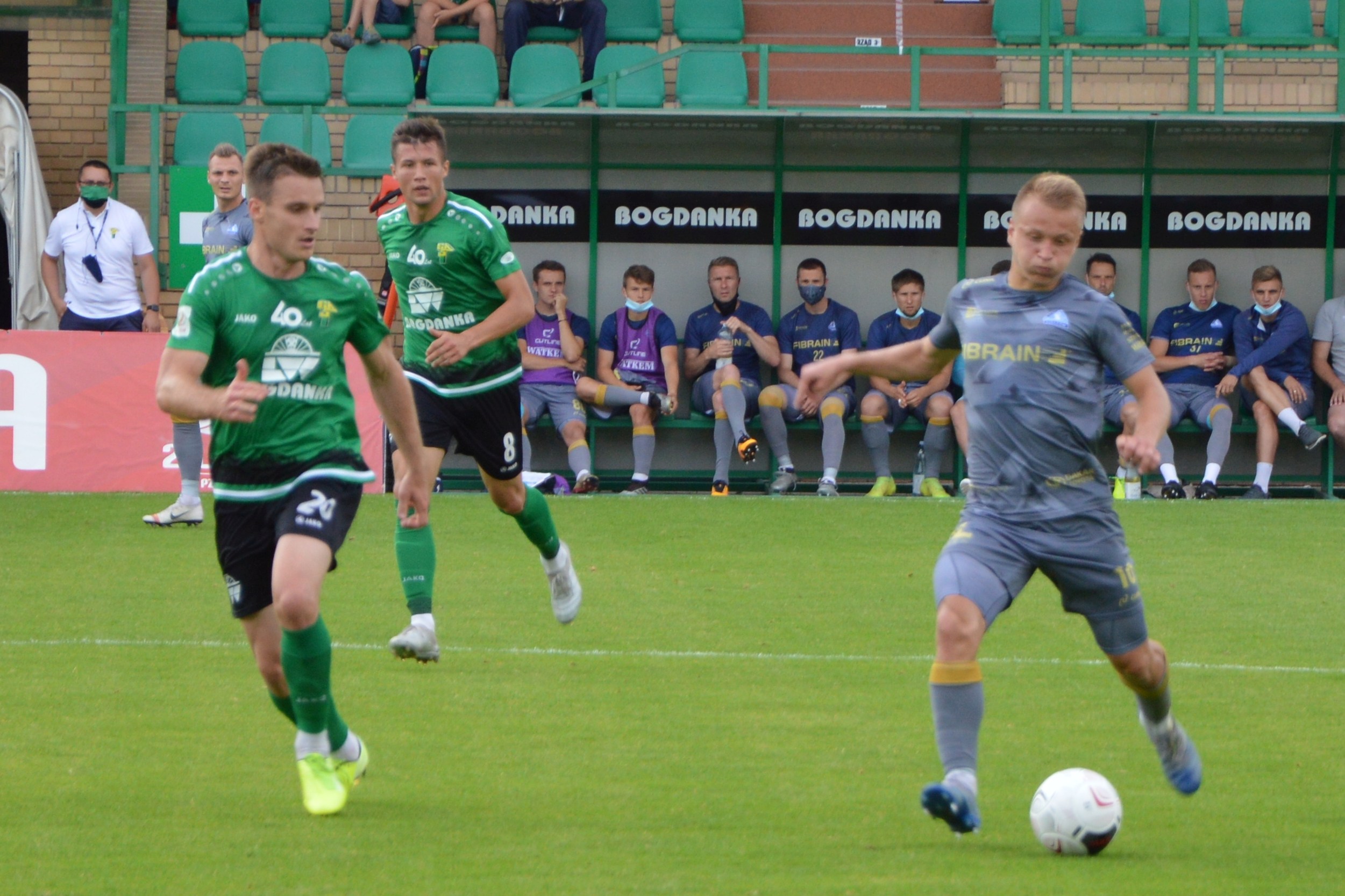 Na boisku w drugiej połowie spotkania pojawił się były zawodnik Górnika, Dariusz Jarecki