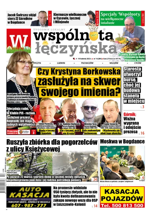 Najnowszy numer Wspólnoty Łęczyńskiej (4 kwietnia 2023r) - Zdjęcie główne