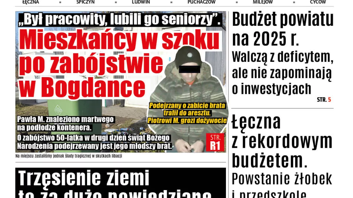 Najnowsze wydanie Wspólnoty Łęczyńskiej (7 stycznia 2025 r.) - Zdjęcie główne