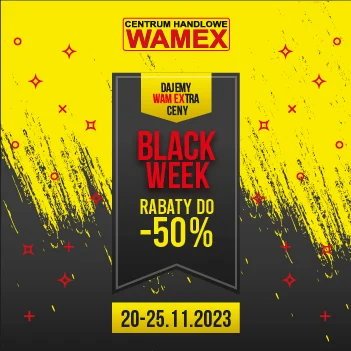 Zakupowy Szał. Czym zaskoczy nas tegoroczny Black Week w C.H. WAMEX? - Zdjęcie główne