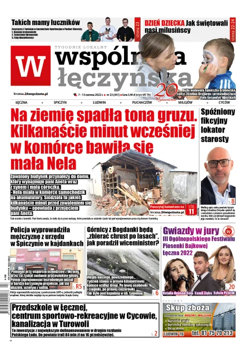 Najnowszy numer Wspólnoty Łęczyńskiej (7 czerwca 2022) - Zdjęcie główne