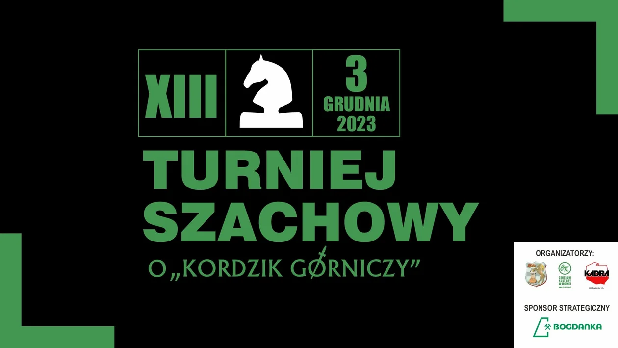 Łęczna: Turniej szachowy o Kordzik Górniczy - Zdjęcie główne