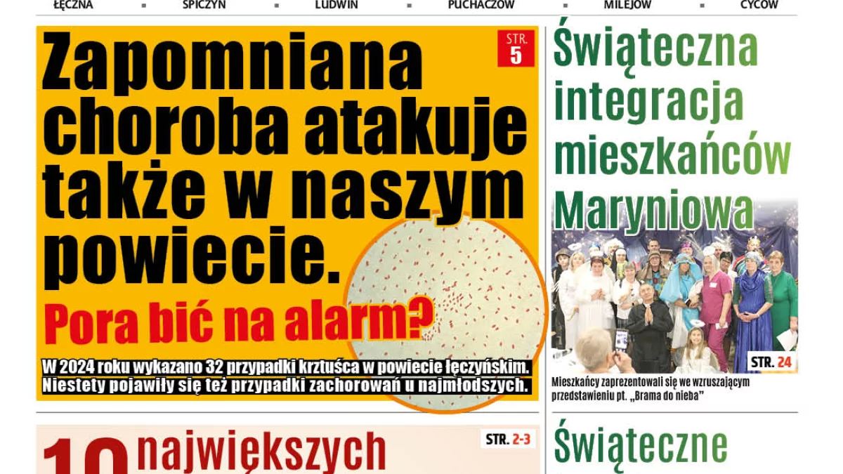 Najnowsze wydanie Wspólnoty Łęczyńskiej (30 grudnia 2024 r.) - Zdjęcie główne